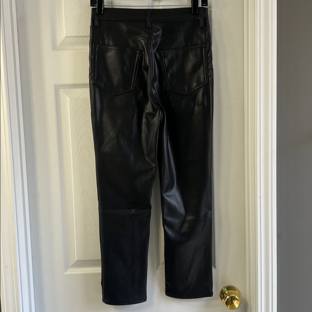 NWOT H&M Black Faux Leather Pants 
Brand New - Picture 3 of 4